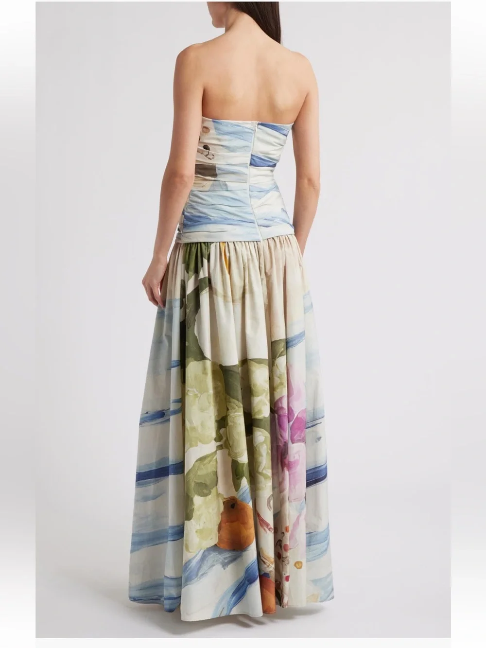 Acler Nershall Print Strapless Gown NWT - Picture 2 of 5